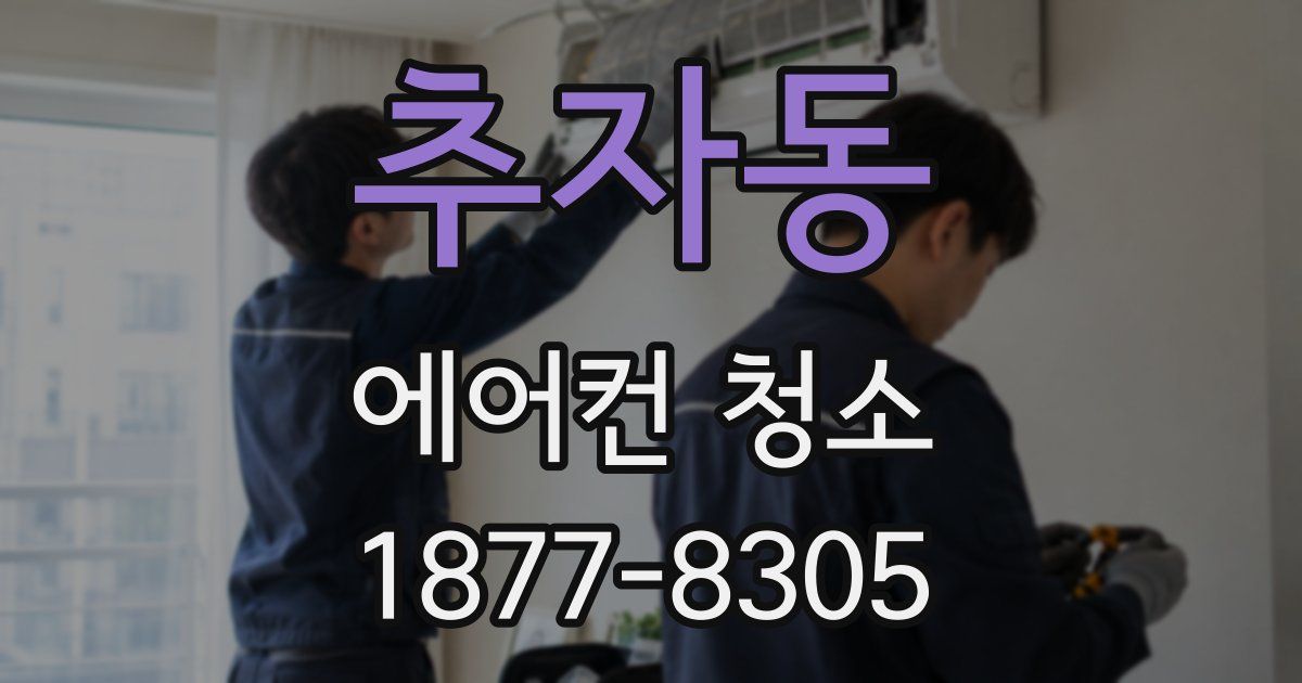추자동 에어컨 청소