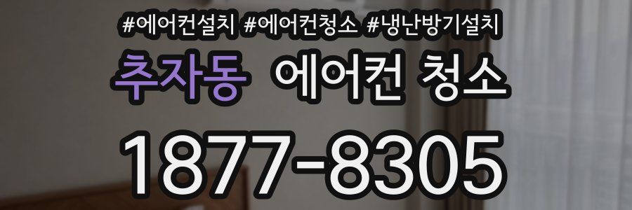 추자동 에어컨 청소