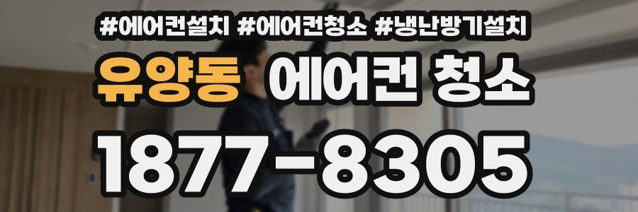 유양동 에어컨 청소