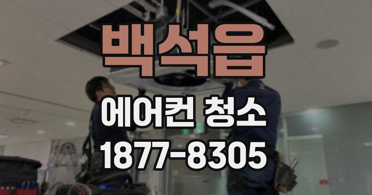 백석읍 에어컨 청소