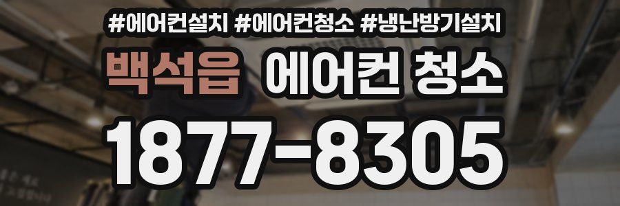 백석읍 에어컨 청소