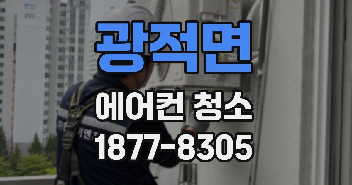 광적면 에어컨 청소