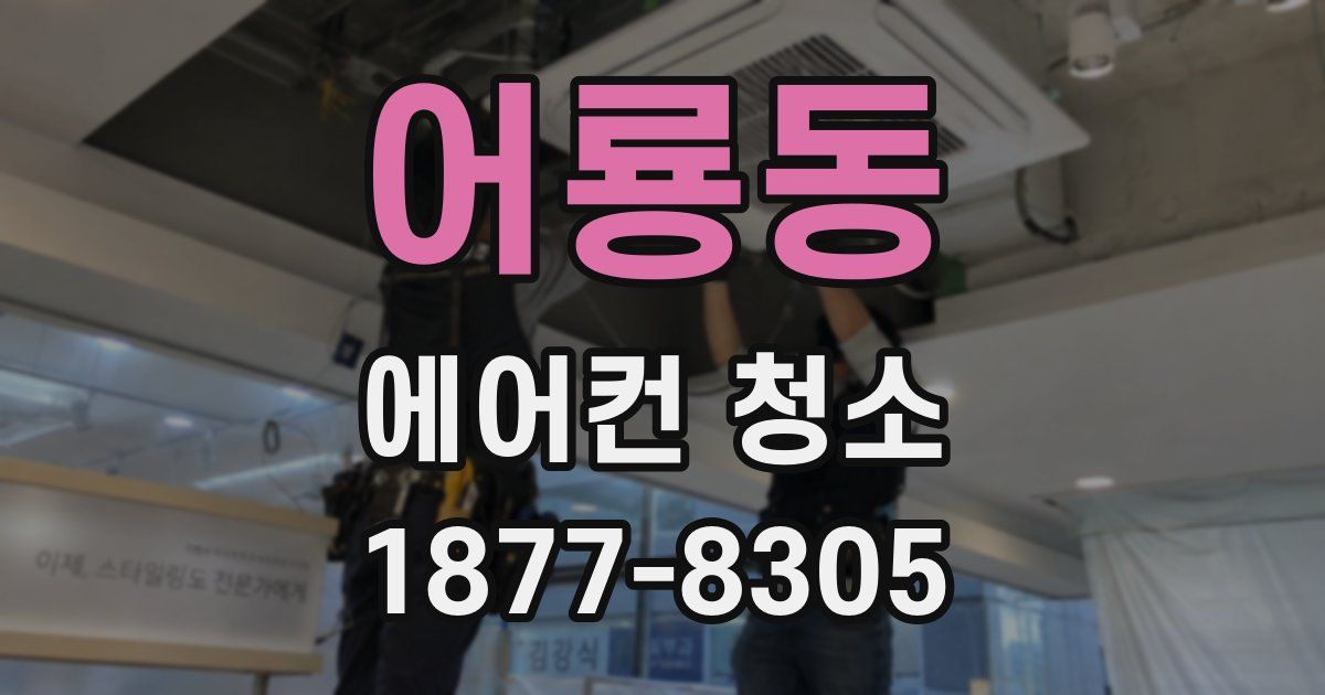 어룡동 에어컨 청소