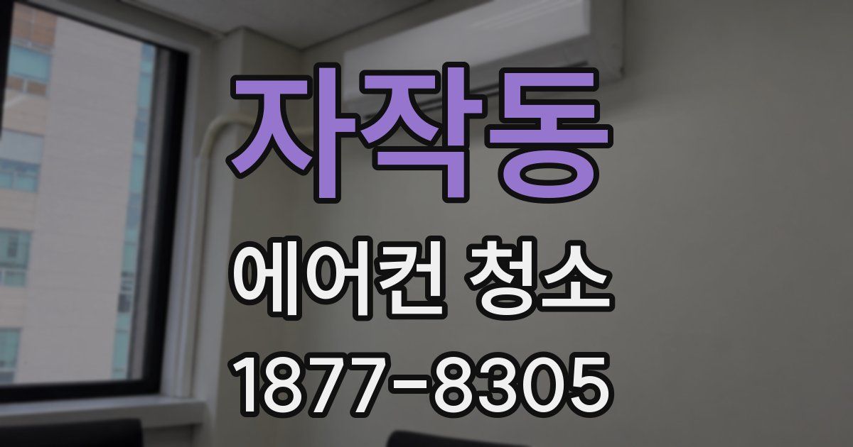 자작동 에어컨 청소