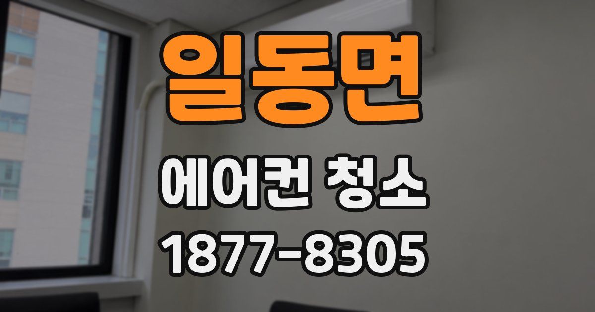 일동면 에어컨 청소