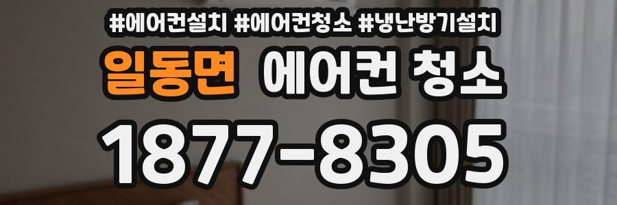일동면 에어컨 청소