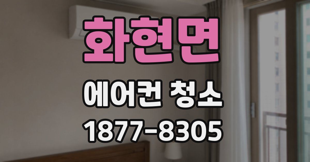 화현면 에어컨 청소