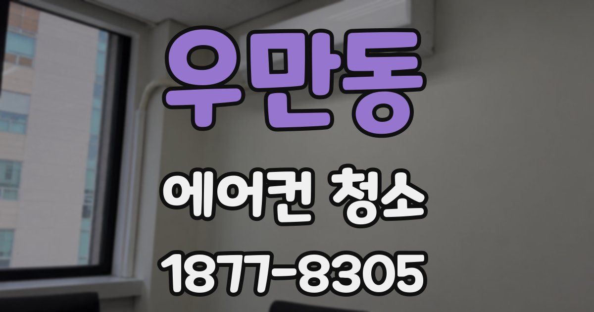 우만동 에어컨 청소