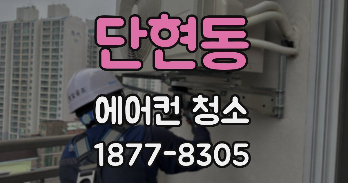 단현동 에어컨 청소