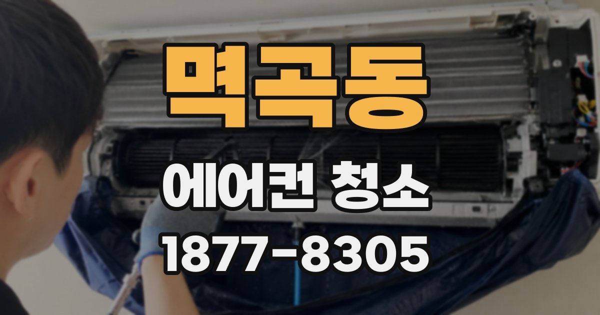 멱곡동 에어컨 청소