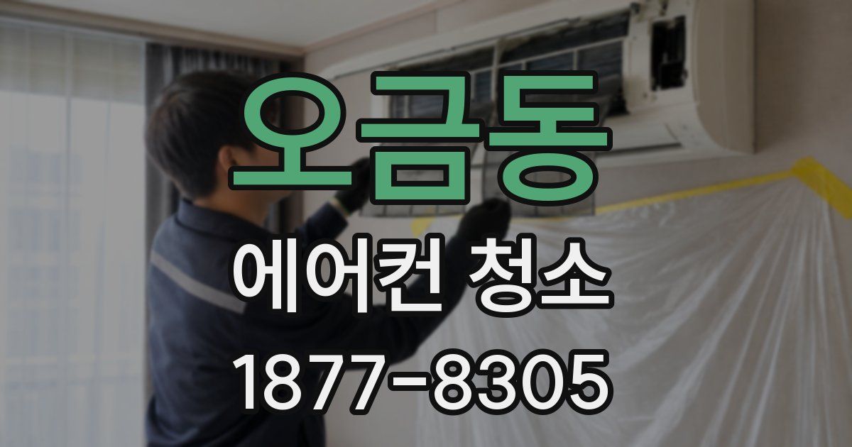 오금동 에어컨 청소
