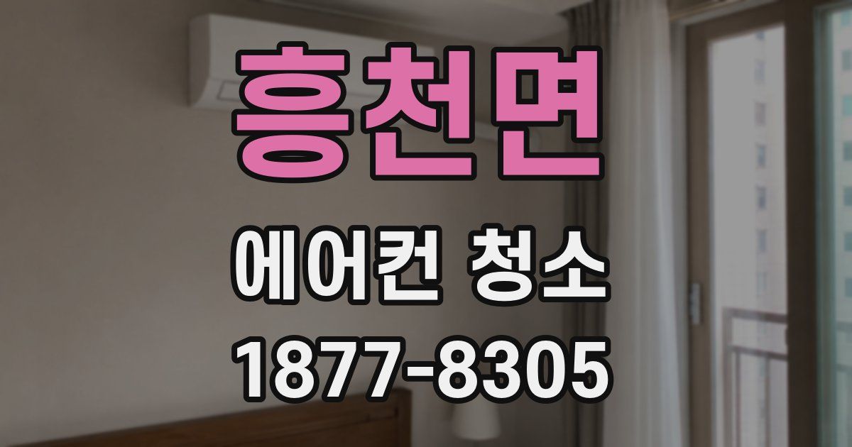 흥천면 에어컨 청소