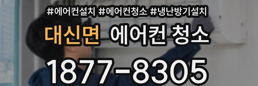 대신면 에어컨 청소