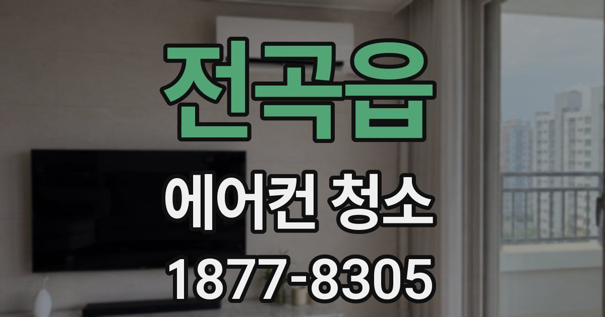 전곡읍 에어컨 청소