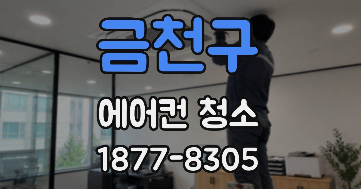 금천구 에어컨 청소