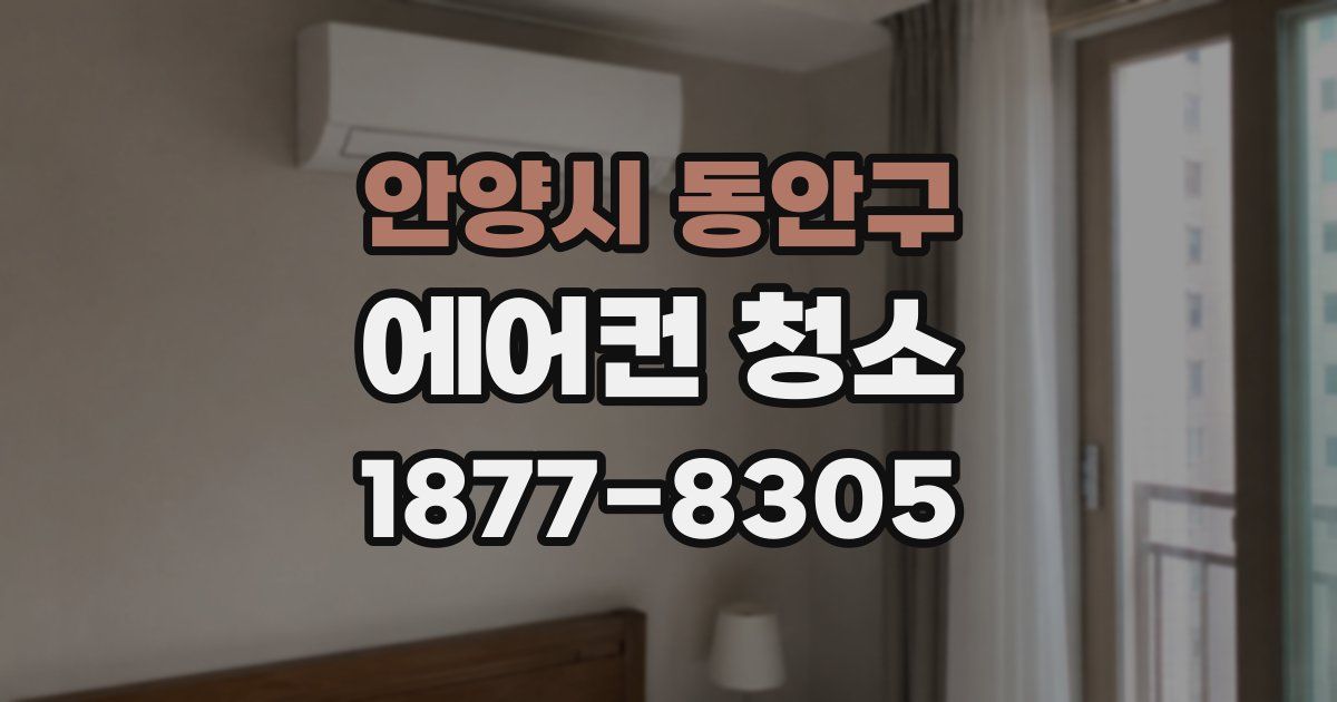 안양시 동안구 에어컨 청소