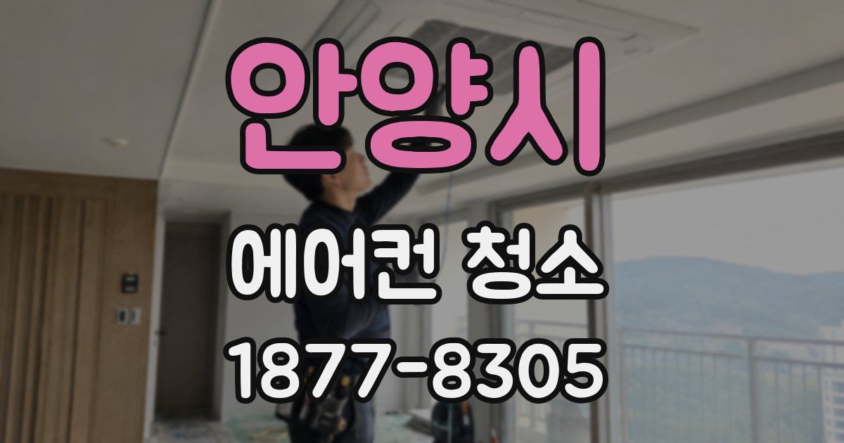 안양시 에어컨 청소