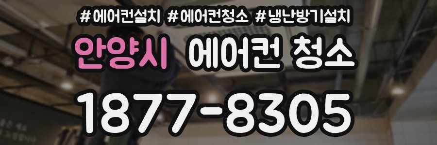 안양시 에어컨 청소