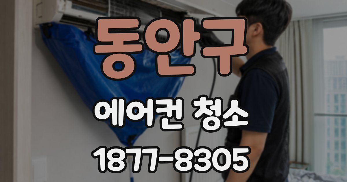 동안구 에어컨 청소