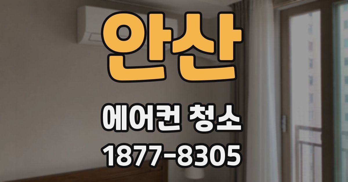 안산 에어컨 청소