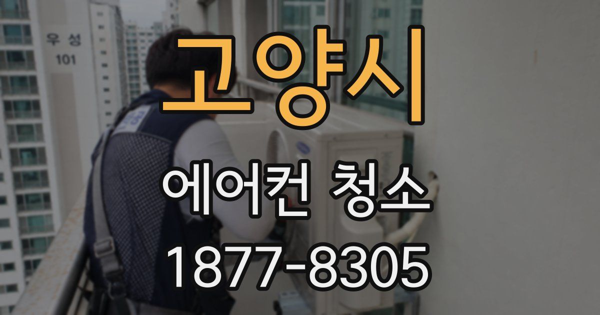 고양시 에어컨 청소