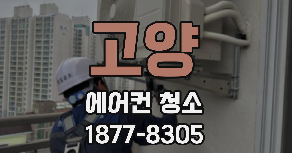 고양 에어컨 청소