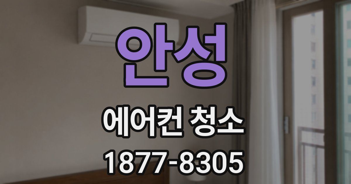 안성 에어컨 청소