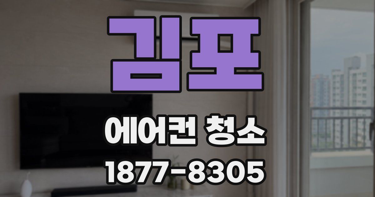 김포 에어컨 청소