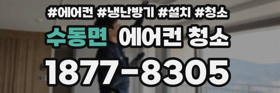 수동면 에어컨 청소