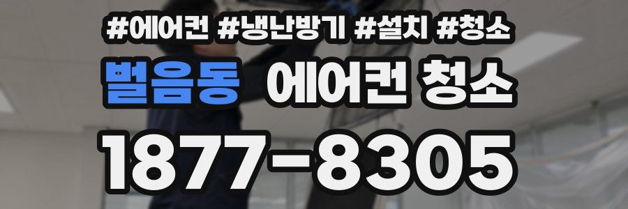 벌음동 에어컨 청소