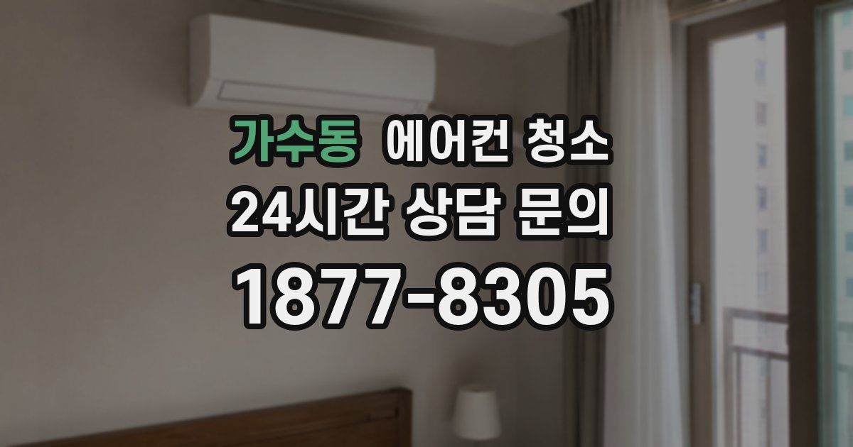 가수동 에어컨 청소