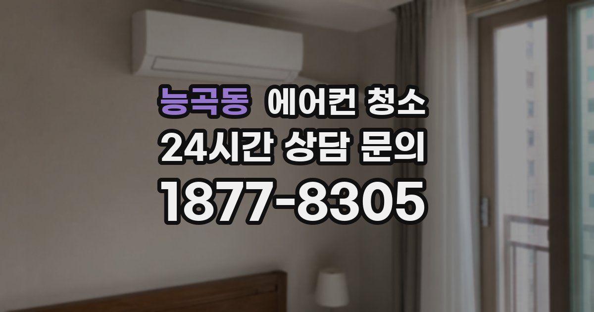능곡동 에어컨 청소