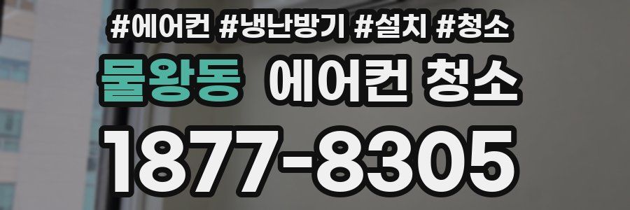 물왕동 에어컨 청소