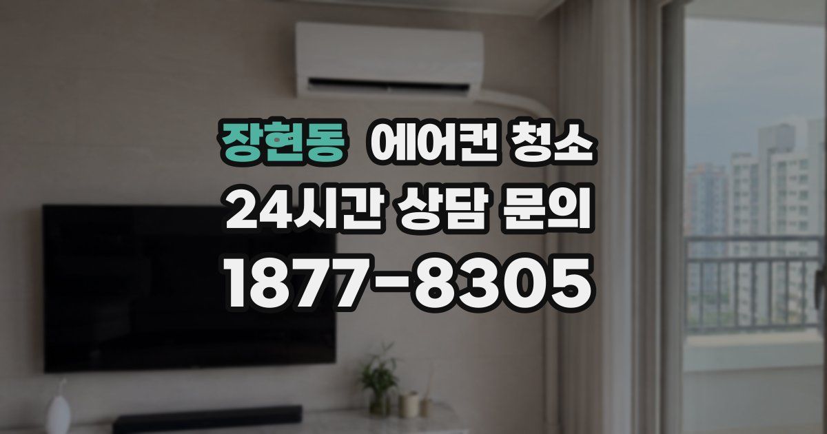 장현동 에어컨 청소