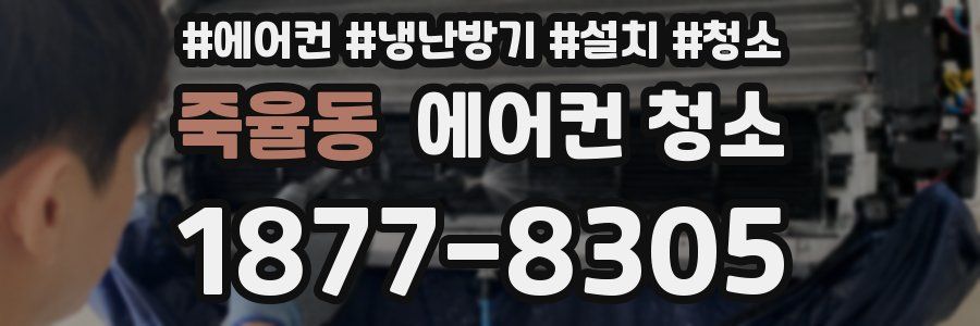 죽율동 에어컨 청소