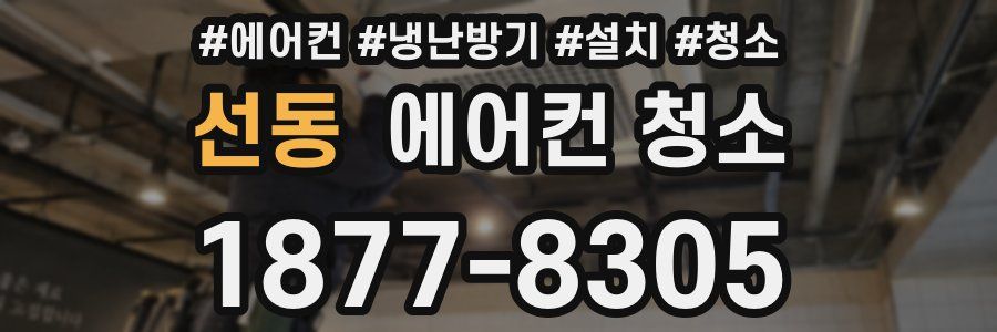 선동 에어컨 청소