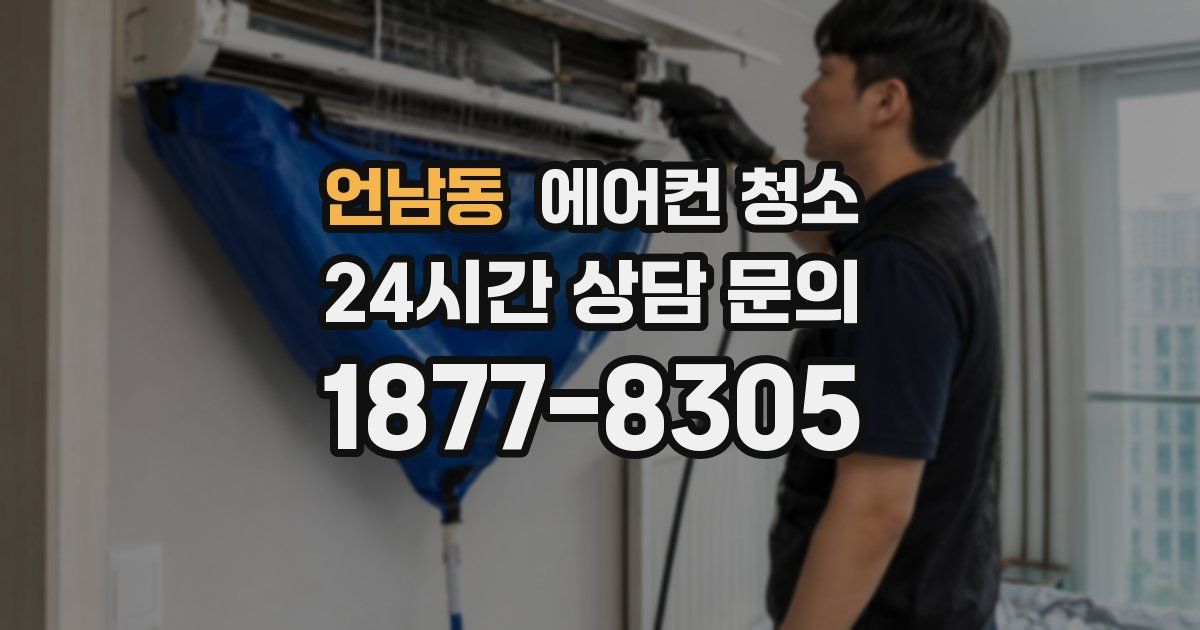 언남동 에어컨 청소