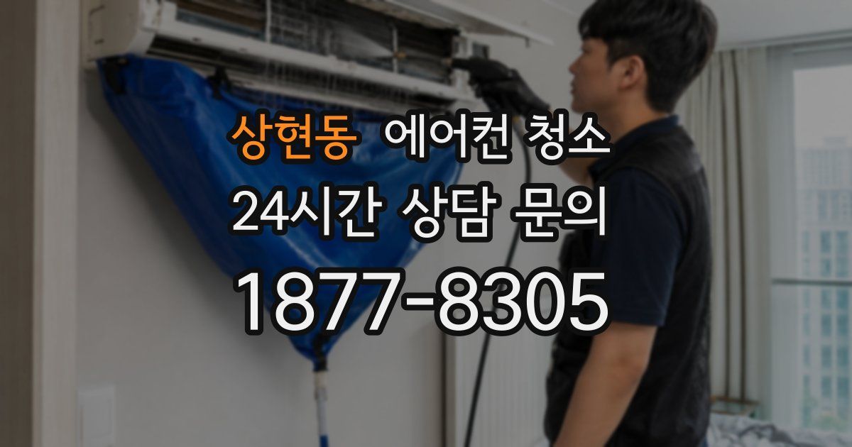 상현동 에어컨 청소