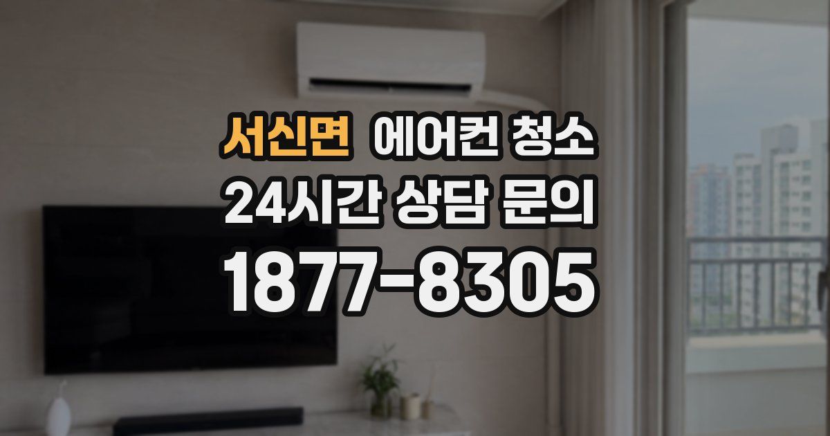 서신면 에어컨 청소