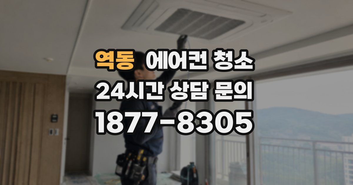 역동 에어컨 청소