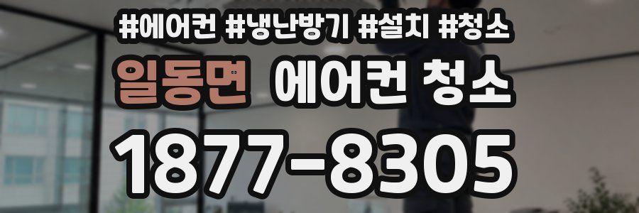 일동면 에어컨 청소
