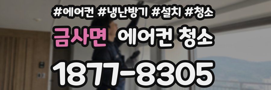 금사면 에어컨 청소
