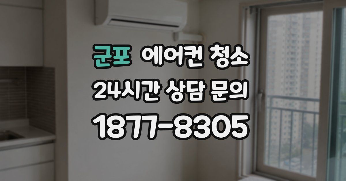 군포 에어컨 청소