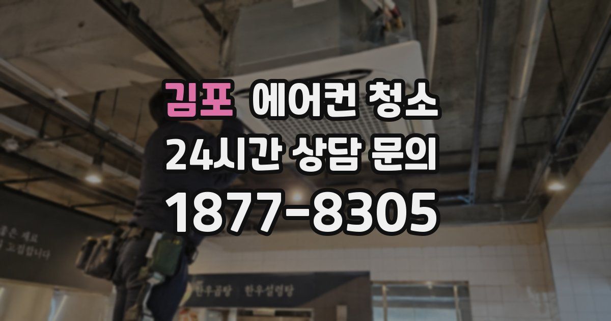 김포 에어컨 청소