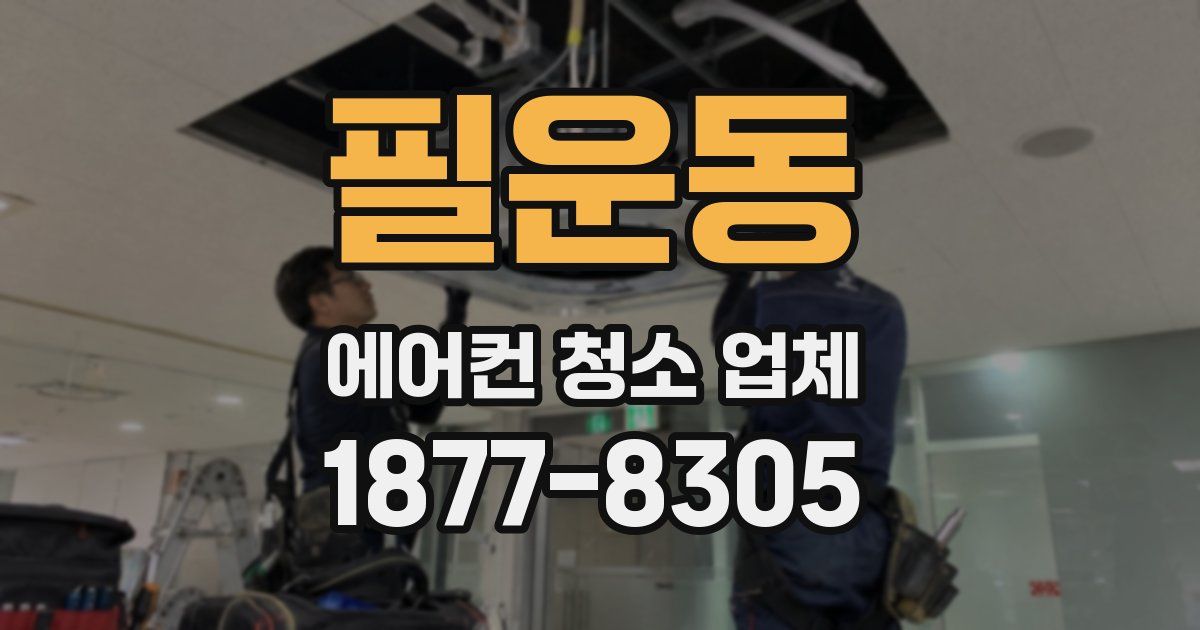필운동 에어컨 청소 업체