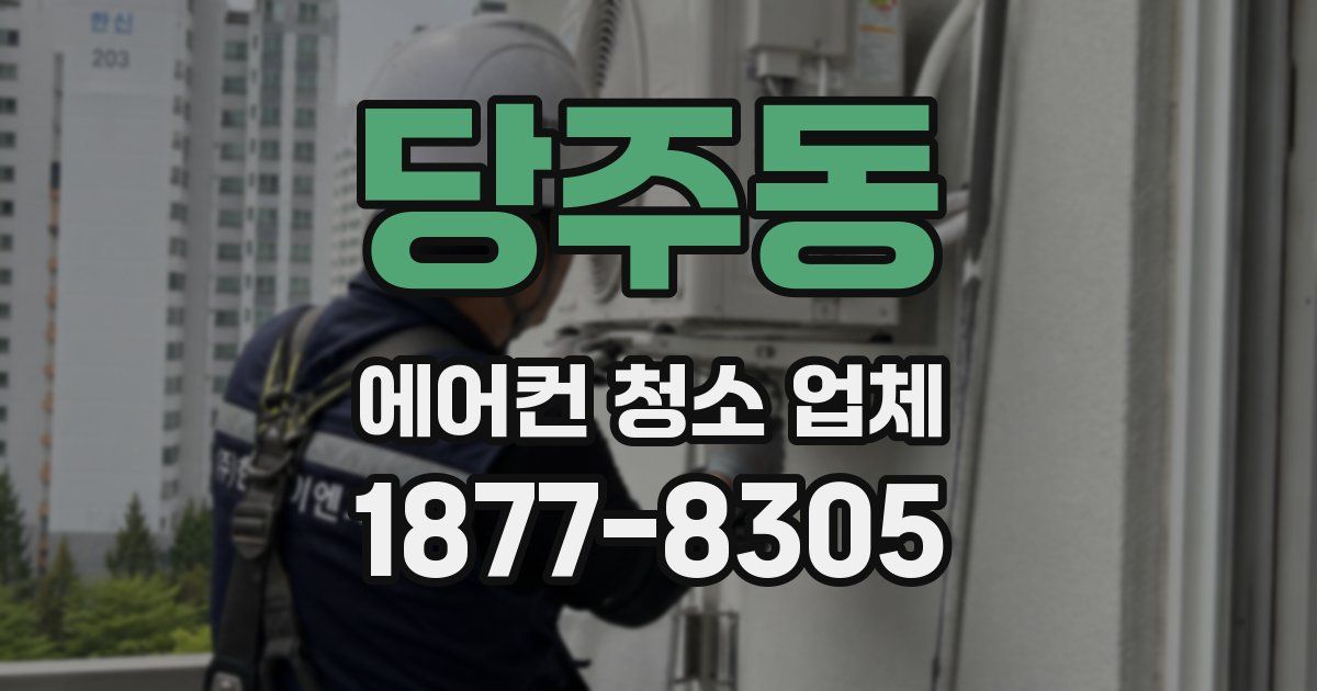 당주동 에어컨 청소 업체