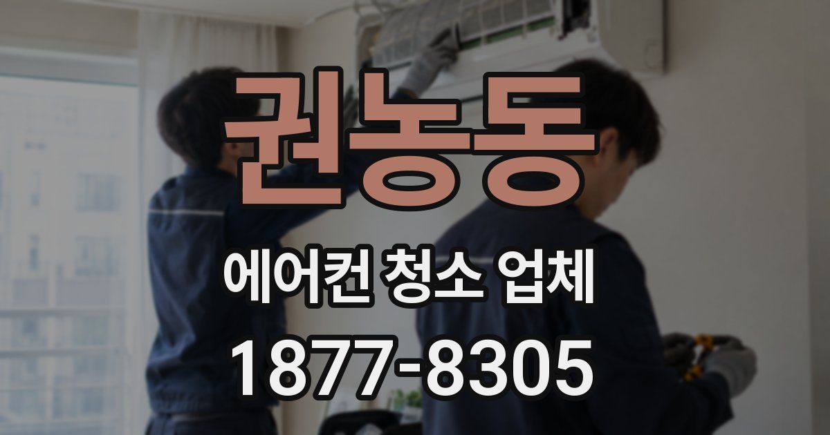 권농동 에어컨 청소 업체
