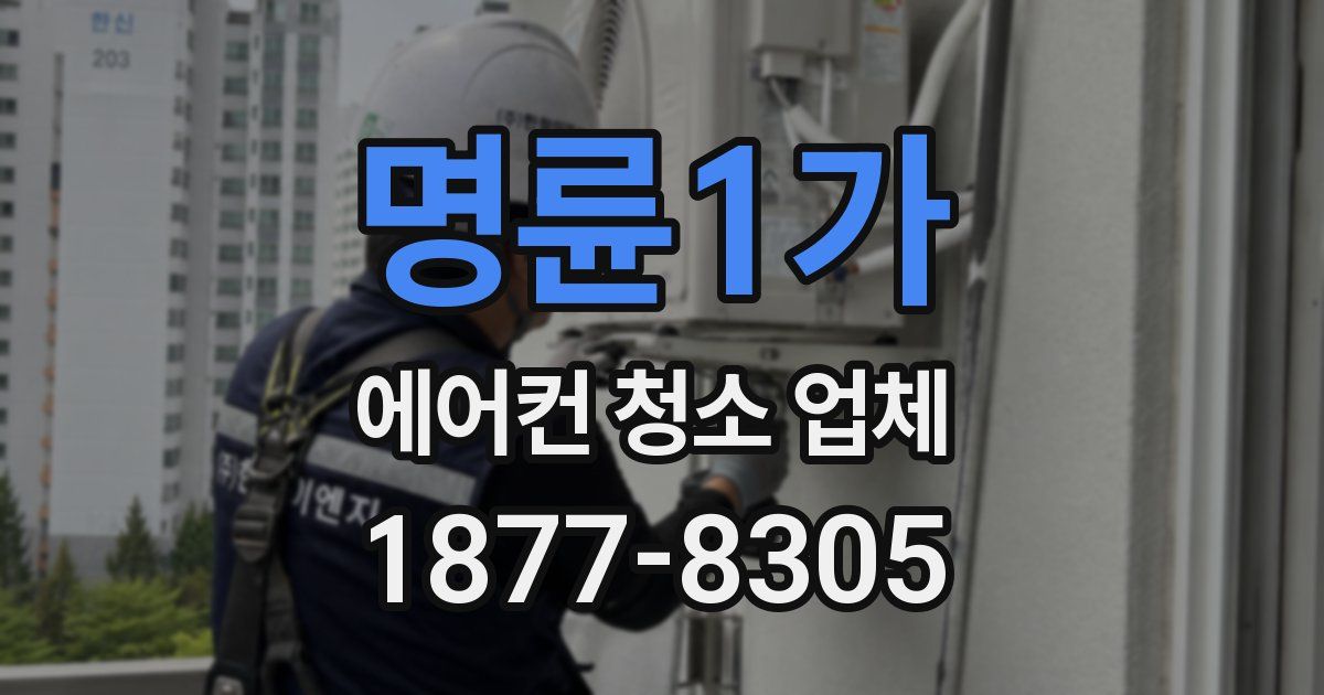 명륜1가 에어컨 청소 업체