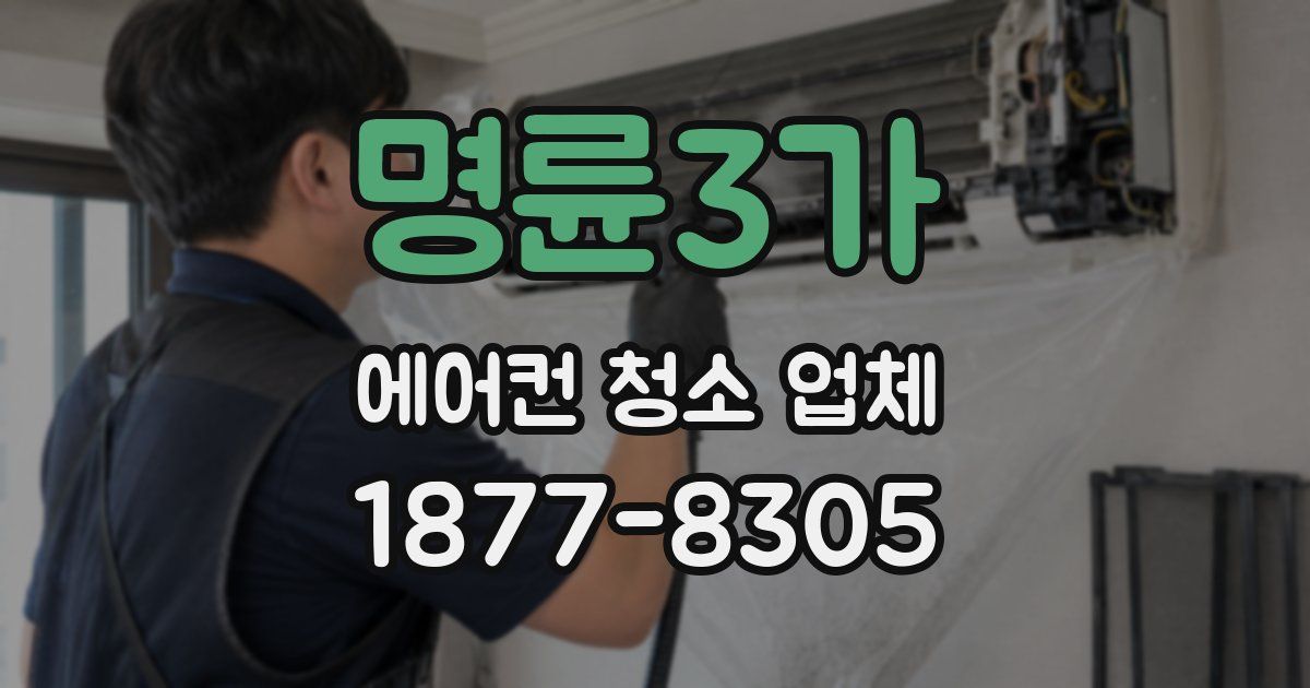 명륜3가 에어컨 청소 업체