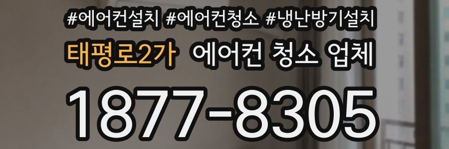 태평로2가 에어컨 청소 업체